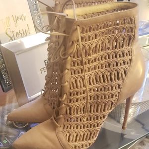 Schutz Tan Booties